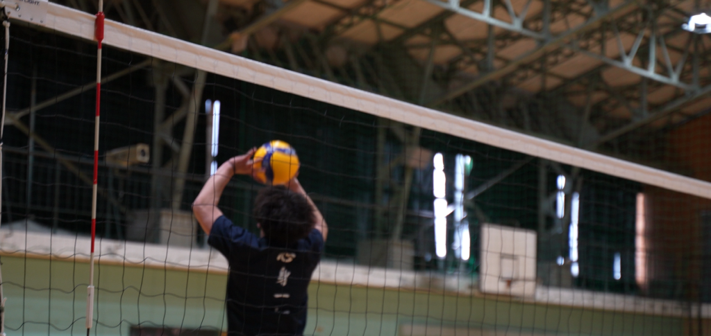 バレー部の練習風景